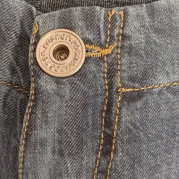 Retro Bell Bottom Blue Jeans w Cuffs Lyocell Denim Soft NWT See Measurements - Picture 8 of 8